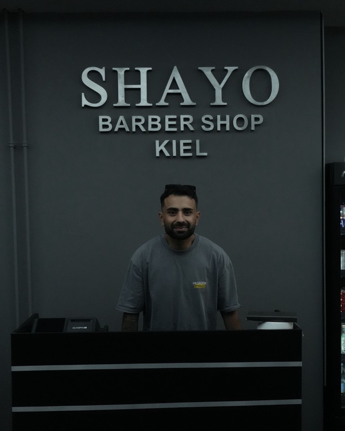 Shayan Borumand im ShaYo Barber Shop in Kiel